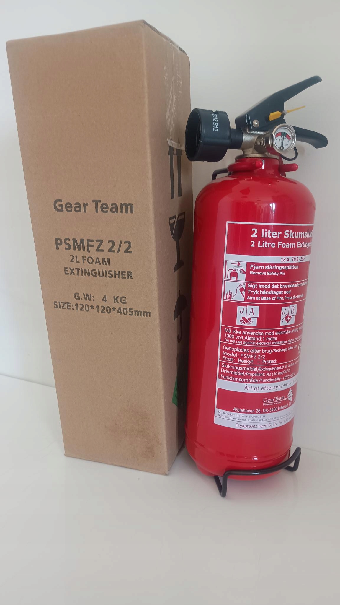 Vodný a penový hasiaci prístroj 2 l GWP-2x AF BOXMET